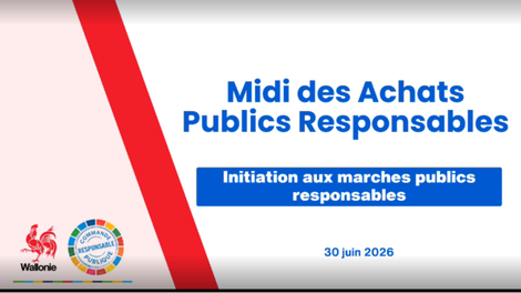 Actualité: Retour sur le webinaire d'initiation aux achats publics responsables