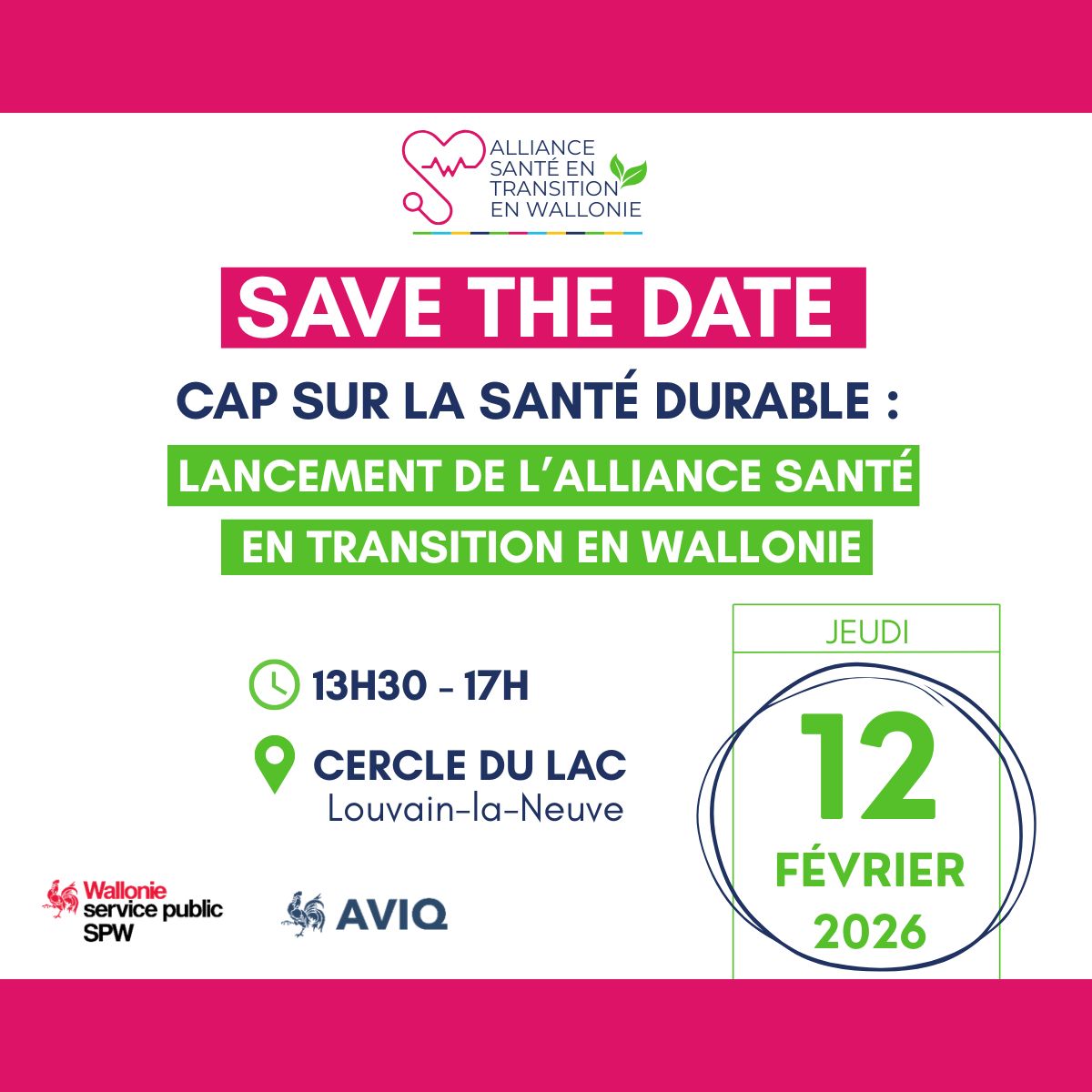 Cap sur la santé durable : lancement de l'Alliance Santé en Transition en Wallonie (ASeT-W)
