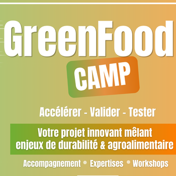 GreenFood Camp : programme d'accompagnement