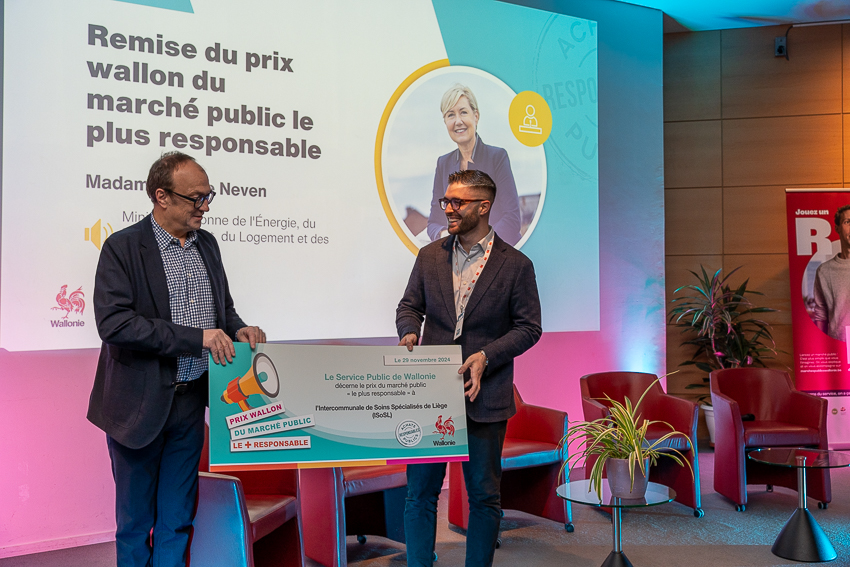 Remise du prix wallon du marché public le plus responsable