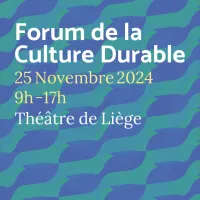 affiche du forum de la culture durable