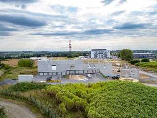 Chantier de construction du centre de conservation et d'étude ( CCE ) de l'AWaP – © SPW / AWaP - V.Rocher