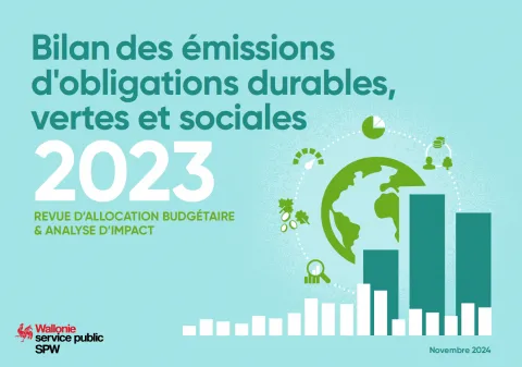 couverture du bilan des émissions d'obligations durables, vertes et sociales