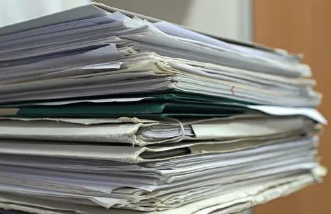 piles de documents