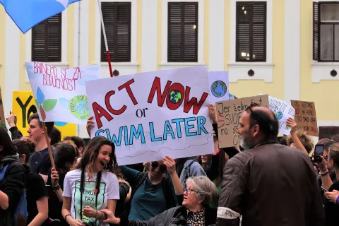 Manifestation pour le climat