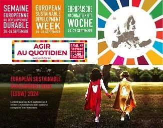 affiche de la semaine européenne du développement durable © Agenda-2030.fr - Mélanie Laffargue