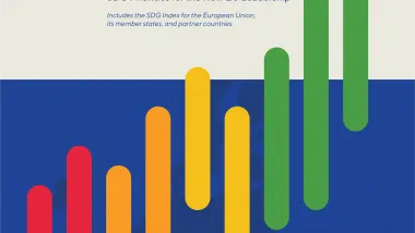 couverture du rapport sur le développement durable en Europe